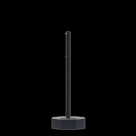 Plasticade , Plastic Black, Matte, 60 in L, 18.5 in D UV800RB60-60BKPK